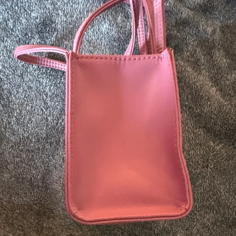 Telfar Pink Corned Beef Small Shopping Bag - Picture 5 of 6